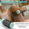 Picture of Fiora Naturals Hair Brush Set - Detangler, Round Brush, and Comb for Women - Bio-friendly Brushes for All Hair Types including Natural, Fine & Curly - Ideal for Detangling and Blow Drying