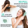Picture of Fiora Naturals Hair Brush Set - Detangler, Round Brush, and Comb for Women - Bio-friendly Brushes for All Hair Types including Natural, Fine & Curly - Ideal for Detangling and Blow Drying
