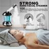 Picture of Facial Steamer - DENFANY Nano Ionic Face Steamer with Extendable 360° Rotating Arm - Portable Facial Steamer for Personal Care at Home or Salo (Black)