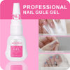 Picture of Mekerui Super Strong Nail Glue Gel (15g) for Press on Nails,Drip and Clog Proof,7S Quickly Dry Without UV Light,Long-Lasting 30+Days,Waterproof Beauty Secret Professional Salon Quality (1, Nail Glue)