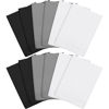 Picture of Tatuo 12 Pieces Korean Exfoliating Mitt Glove Italy Towel Body Skin Scrubber Exfoliating Scrubber for Remove Dead Skin Washcloth Korean(Large,White, Black, Gray)