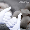 Picture of DOVORTEX 4 Pcs White Cotton Gloves, Protective Gloves for Dry Hands, Moisturizing Gloves, Inspection Gloves, Machine Washable