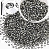 Picture of 3000PCS SS16/4mm Crystal Rhinestones (Black Diamond), Bedazzling Flatback Glass Rhinestones for Crafting DIY Nail Art Makeup Decoration, Gems Diomand Charms for Tumbler Shoes Clothing Mug