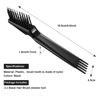 Picture of Yaomiao Hair Brush Cleaner Tool 2-in-1, Hair Brush Remover Rake for Removing Hair Dust, Mini Wet Hair Comb for Removing Dirt, Home Salon Use, Black, 2 Pieces