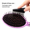 Picture of Yaomiao Hair Brush Cleaner Tool 2-in-1, Hair Brush Remover Rake for Removing Hair Dust, Mini Wet Hair Comb for Removing Dirt, Home Salon Use, Black, 2 Pieces