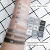 Picture of Black Smokey Gray Silver Glitter Shimmer Eye Makeup Palette, 9 Colors Cool Toned Matte, Make Up Black Radiance Eyeshadow Palette, Profesional Sombras De Ojos (A).