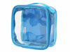 Picture of EzPacking Clear TSA Approved 3-1-1 Travel Toiletry Bag for Carry On/Quart Size Transparent Liquids Pouch for Airport Security/Reusable See Through Vinyl & PVC Plastic Organizer Men Women (Turquoise)