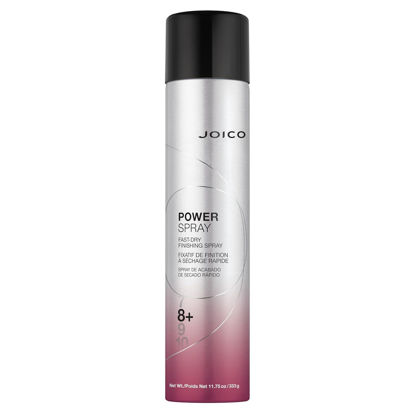 Picture of Joico Power Spray Fast-Dry Finishing Spray | For Most Hair Types | Protect Against Heat & Humidity | Protect Against Pollution & Harmful UV | Paraben & Sulfate Free | 72 Hour Hold | 11.75 Fl Oz