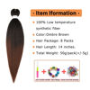 Picture of Ubeleco Pre Stretched Braiding Hair,14 Inch 8 Packs Ombre Braiding Hair Pre Stretched, Professional Yaki Synthetic Hot Water Setting, Easy To Install Hair for Braiding(14in,1B/30)