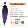 Picture of Purple Braiding Hair Pre Stretched 14-inch 8 Packs Kids Braiding Hair Soft Yaki Texture,No Itch, Hot Water Setting Synthetic Hair Extensions for Braids (14in,1B/Purple)