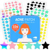 Picture of LitBear Acne Patch Pimple Patch, 6 Colors 336 Dots Star Pimple Patches with Tea Tree Oil & Centella Oil, Hydrocolloid Acne Pimple Patches for Face Cute Zit Patches Pimple Stickers Acne Dots