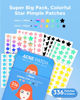 Picture of LitBear Acne Patch Pimple Patch, 6 Colors 336 Dots Star Pimple Patches with Tea Tree Oil & Centella Oil, Hydrocolloid Acne Pimple Patches for Face Cute Zit Patches Pimple Stickers Acne Dots