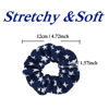 Picture of American Flag Elastic Hair Ties for Women Girls Kids Independence Day 4th of July Hair Scrunchies Red White Blue Star Patriotic USA Hair Tie Pony tails Hair Accessories