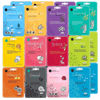 Picture of celavi Face Mask Set Korean Beauty Essence Facial Paper Sheet Mask Korea Skin Care Moisturizing 2 Packs of each 12 New flavors K-Beauty Skincare 24 masks in a pack Made in Korea