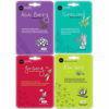 Picture of celavi Face Mask Set Korean Beauty Essence Facial Paper Sheet Mask Korea Skin Care Moisturizing 2 Packs of each 12 New flavors K-Beauty Skincare 24 masks in a pack Made in Korea