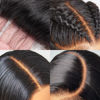 Picture of 13x6 Lace Front Wigs Human Hair Body Wave HD Lace Frontal Wigs Human Hair 22 Inch Glueless Brazilian Virgin Human Hair Wigs for Women 180% Density Natural Black Color