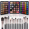 Picture of UCANBE Eyeshadow Palette with 15Pcs Brushes Makeup Set, Pigmented 86 Colors Make Up Sets Valentine's Day Gift, Matte Shimmer Glitter Eye Shadow Pallet Highlighter Contour Blush Powder Brush Beauty Kit