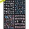Picture of Fcozpjk Summer Ocean Nail Stickers, Starfish Seashell Sea Horse Coral Nail Decals, 4 Sheets 5D Embossed Vacation Nail Art Stickers, Self-Adhesive Pegatinas Uñas, Beach Stickers Holiday Manicure