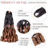 Picture of Luoyudu Bouncy Braiding Hair 24 Inch Loose Wavy Spanish Curly Braids Hair 75g/pack French Curly Crochet Hair 8Pack Spiral Curly Crochet Braiding Hair (B29)