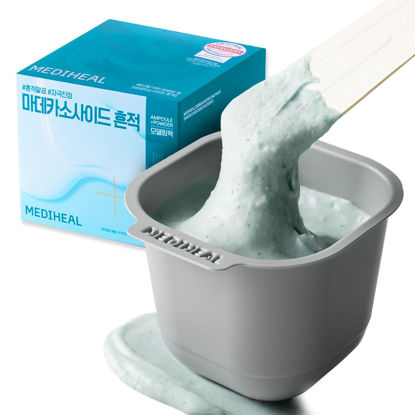 Picture of Mediheal Derma Modeling Pack (Madecassoside) - Relieving Blemish Marks For Clear Skin - Easy DIY Home Spa Kits, Hydrating Icy Jelly Mask For Skin Refreshment