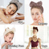 Picture of Casoty 6 Pcs Soft Coral Fleece Headbands for Makeup, Facial Care, Shower and Yoga