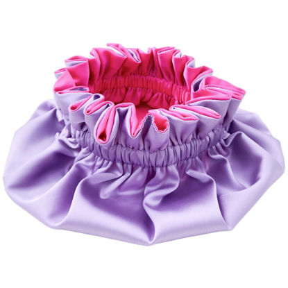 Picture of AKISS Baby Infant Newborn Toddler Satin Silk Hair Bonnet for Baby Girl Boy Sleeping Kids Cap Hat Newborn Baby