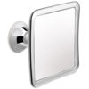 Picture of MIRRORVANA Fogless Shower Mirror for Shaving with Upgraded Suction, Anti Fog Shatterproof Surface and 360° Swivel, No Magnification, 6.3" x 6.3" (Chrome)