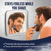 Picture of MIRRORVANA Fogless Shower Mirror for Shaving with Upgraded Suction, Anti Fog Shatterproof Surface and 360° Swivel, No Magnification, 6.3" x 6.3" (Chrome)
