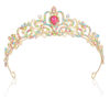 Picture of Tiara Gold,Crowns and Tiaras for Women,Crystal Tiaras for Girls Princess Crown,Tiara Crown Birthday Crown for Girls,Gold Crown Headband for Bridal Prom Wedding Tiara Birthday Party Costumes Gifts