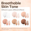 Picture of modelones Builder Nail Gel 8-in-One, 6 Colors Gel Builder Set for Nail Thickening, Nude Brown Hard Gel Builder Nail Polish Color Gel Nail Strengthener Fall Winter LED Nail Lamp Cured Color Base