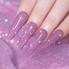 Picture of RARJSM Glitter Gel Nail Polish Light Purple Nail Polish Soak Off Nail Art Manicure Gifts for Women Nail Gel Color DIY at Home UV LED Lamp Required RAR88