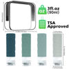 Picture of Silevoler Travel Bottles for Toiletries, 4pcs Tsa Approved 3oz Travel Size Containers, BPA Free Leak Proof Premium Silicone Bottles, Refillable Liquid Squeezable Accessories W/Toiletry Bag(Mint)