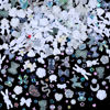 Picture of Sinyanail 300pcs Nail Art Charms Kit,Over 100pcs Mixshape Resin Nail Gems and 100 pcs Mixed Flatback Nail Rhinestones Pearls with Over 100pcs Nail Sequins for Nail Art Accessories(White)