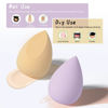 Picture of COSTICA Makeup Sponge, 4 Pcs Beauty Blender for Foundation Blending Sponge, Multi-colored Makeup Blender with Storage Box, Flawless for Liquid Cream and Powder