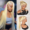Picture of Alididi 613 Lace Front Wig Human Hair 613 360 Lace Front Wigs Human Hair 200% Density Blonde Wig Human Hair Full Straight Human Hair Wigs Pre Plucked Blonde Lace Front Wigs Human Hair 34Inch