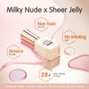 Picture of SHOYUM Nude Pink Gel Nail Polish Set- 6 Colors Sheer Milky White Jelly Gel Polish All Seasons Skin Tones Neutral Gel Polish Kit, Soak Off LED Gel Nail Kit Manicure DIY Home