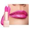 Picture of Oulac Pink Shimmer Lipstick for Women, Infinity High Shine Finish, Hydrating Lip Color Infused with Damask Rose Oil for All-Day Comfort, Gluten-Free Vegan Beauty, D02 Sparkle Sensation