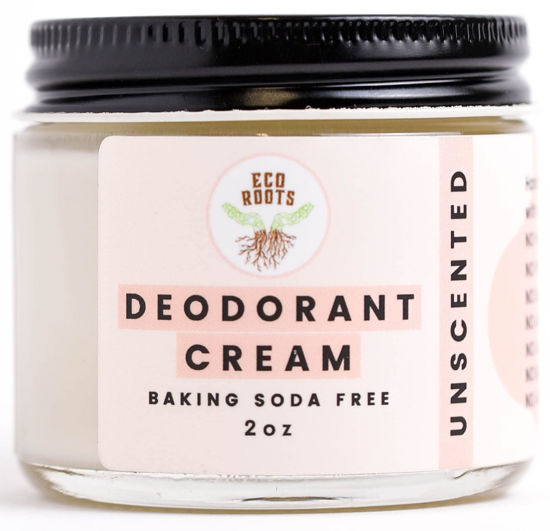Picture of ECO ROOTS Natural Deodorant for Women & Men | Organic Deodorant Cream Non Aluminum | Baking Soda Free Healthy Deoderant for Body & Private Parts | All Vegan Pit Paste Zero Sweat Scent Free