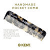 Picture of KENT FOT TW Fine Tooth Comb Beard - 4.5/'' Handmade Pocket and Travel Hair for Men Styling Small or Thinning Hair, Mustache Care, Care the Essential Kent Kit, White Tokyo