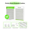 Picture of 500 Premade Fans Eyelash Extensions 15mm Single Length Promade Lash Fans C/D Curl Premade Fans Pointed Thin Base Handmade Volume Premade Lash Extensions Fans(10D,0.07-D-15MM)