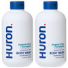 Picture of Huron Men's Moisturizing Body Wash - Crisp Citrus, Eucalyptus, Mint & Aromatic Greens Scent, 12.2 fl oz (2 Pack)