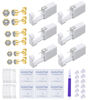 Picture of VitaCool Ear Piercing Kit Disposable Ear Cartilage Piercing Gun Kit with Sterile Multi-sized CZ Studs Easy and Safe Earring Self Piercing Kit for Yourself Use at Home (Style C-CZ-2/3/4mm+)