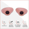 Picture of Super Sunnies Slim Flex UV Eye Protection, FDA Compliant Individual Tanning Goggles Eyeshields (Peach)…