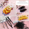 Picture of YANRONG Women's Hair Accessories Set: 755 Seamless Ponytail Holders, Variety Hair Scrunchies, Bands, and Ties for Thick and Curly Hair (Yellow)