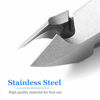 Picture of IVON Cuticle Trimmer, Professional Non-Slip Cuticle Cutter Stainless Steel Nipper Blue