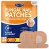 Picture of Toenail Fungus Treatment Extra Strength - (Medium) 32 Nighttime Hydrogel Patches for Overnight Toenail Repair - Visible Results in 8 Hours - Fungal Nail Patches for Toenail Fungus Relief