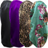 Picture of 4 Pcs Satin Bonnet for Women, Long Sleep Cap Soft Silky Bonnet for Braids