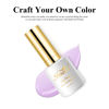 Picture of Imtiti Jelly Gel Polish - 0.5 Fl Oz Lavender Purple Jelly Gel Nail Polish - Soak Off LED U V Nail Art Starter Manicure Salon Kit