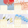 Picture of editTime 5 Boxes 3D Nail Art Crushed Sea Shell Irregular Iridescent Natural Abalone Seashell Slices Starfish Metal Sea Star Conch Moon Triangle Rivet Gems(sea shell kit)