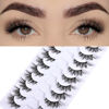Picture of FARRED Natural Lashes Short False Eyelashes Wispy Mink Eye Lash Fluffy Wispies Eyelash Natural Look 10 Pairs Fake Lashes Pack Volume Lash Strips Pestañas